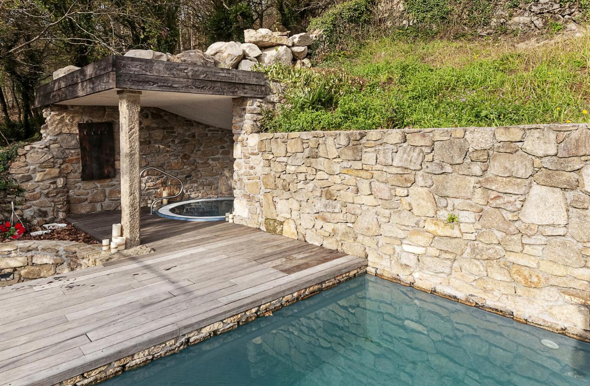 Willa Casa Do Cebro Casa Con Piscina Y Jacuzzi Privados Santiago de Compostela Zewnętrze zdjęcie